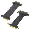 Кабель-удлинитель PCI-E 4.0 X1/X4 для видеокарты, высокоскоростной гибкий удлинитель PCIE Gen 4, гибкий высокоскоростной кабель-удлинитель, адаптер 90 градусов