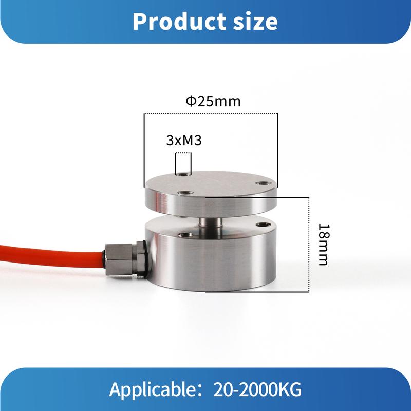 Load Cell Sensor Tension Compression Force Weight Pressure With Signal  Amplifier Transmitter Display Instrument 20KG-2000KG