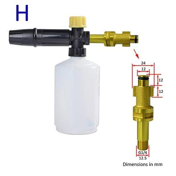 Car Foam Wash Snow Foam Lance Foam Nozzle Foam Cannon Foam Generator for Daewoo Hammer Karcher Huter Makita High Pressure Washer