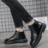 Модная зимняя черная мужская обувь Теплые ботинки для мужчин Короткие ботильоны до щиколотки Повседневная удобная Предлагает Трендовая 2025 Дешевая модная распродажа