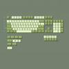 124 клавиши/набор DA Profile Matcha Green Keycap PBT Dye Sublimation для клавиш для механической клавиатуры 61 64 84 9