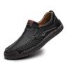 Handmade Genuine Leather Men's Casual Shoes Comfortable And Breathable Moccasins Men Business Flats Shoes