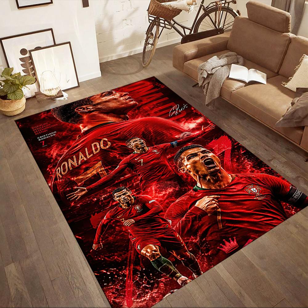 Cristiano Ronaldo Area Rug Perfect For Bedrooms Playrooms Foyer Kitchen Antislip Rug Anime Office Decor Birthdaychristmas Gift