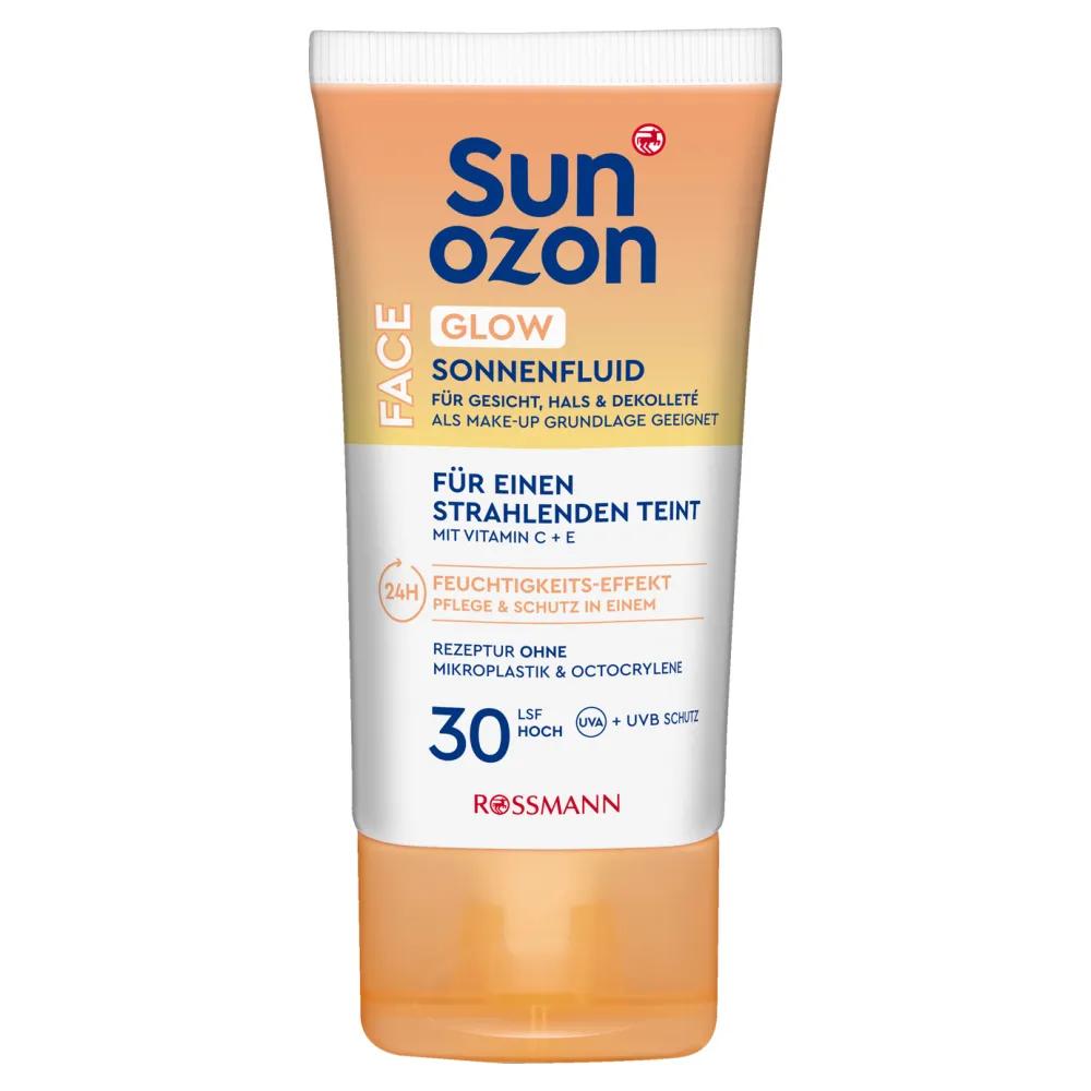 ROSSMANN sunozon Face Sun Fluid Glow SPF30, 50ml