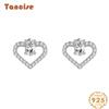 Tancise 925 Sterling Silver Zircon Earrings Drop Earrings For Women Wedding Party Gifts