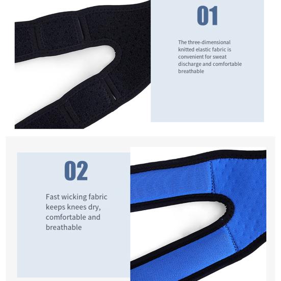 Поддерживающий ремень для надколенника, облегчение боли, наколенник, бег, спорт, ремень для надколенника, регулируемый наколенник для артрита, тендинита