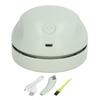 Table Vacuum Cleaner Green USB Rechargeable Detachable Nozzle Ergonomic Portable Low Noise Mini