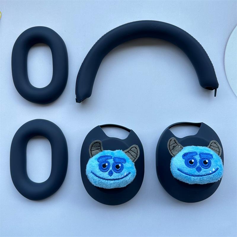 Suitable for SONY SONY WH-1000XM1 Headset Bluetooth Headset Case Cartoon Silicone Cross Head Beam Cover