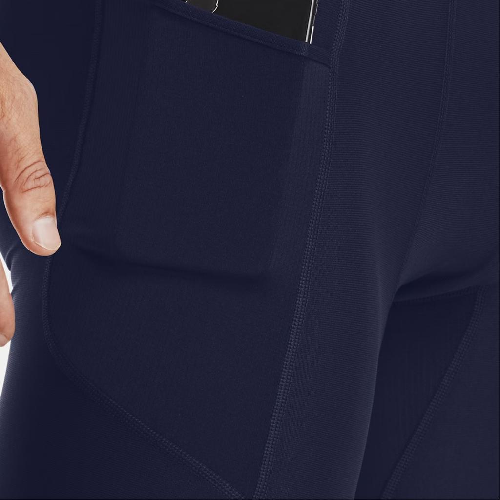 Under Armour Длинные шорты HeatGear® с карманом и буквенным принтом, мужские шорты темно-синего цвета 1361602-410