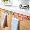 Good Load Capacity Hanging Trash Bag Rack Plastic Towel Holder Garbage Bag Rack Kitchen Gadgets