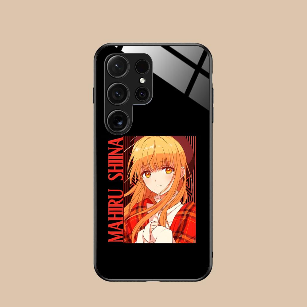 Чехол для телефона Angel Mahiru Shina для Samsung Galaxy S26 S25 S24 S23 S22 S21 S20 Note20 Plus FE Ultra Защитная крышка из стекла