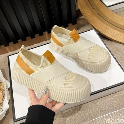 Модные новые дышащие женские повседневные туфли лето новые удобные универсальные женские туфли с перекрестным ремешком дышащие кеды