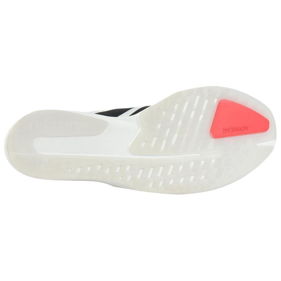 adidas Дышащие и легкие беговые кроссовки Adizero RC 6, унисекс, белый/черный, JP6560