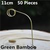100pcs 12cm Fruit Cocktail Pick Stick Different Style Bamboo/PVC Buffet Cupcake Toppers Bar Tools Barware