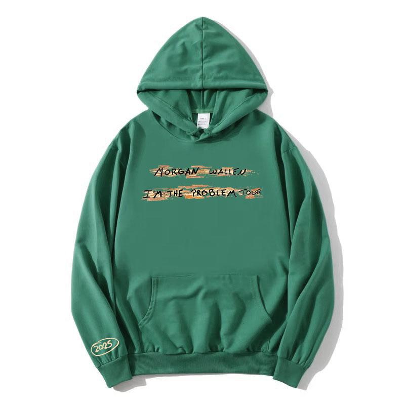 2025 I'm The Problem Tour Hoodie MorganWallen Singer Printing Sweatshirts Long Sleeve Fashion Hooded Pullovers Women Clothing