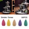 Incense Cones Fragrance Incense Sandalwood Mixed with Natural Incense Stick Fragrant Cone Aromatherapy Lavender Rose Jasmine
