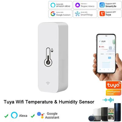Tuya Smart Temperature Humidity Sensor 2025 Новое обновление Умный дом Пульт дистанционного управления Термометр Гигрометр для Alexa Google Home
