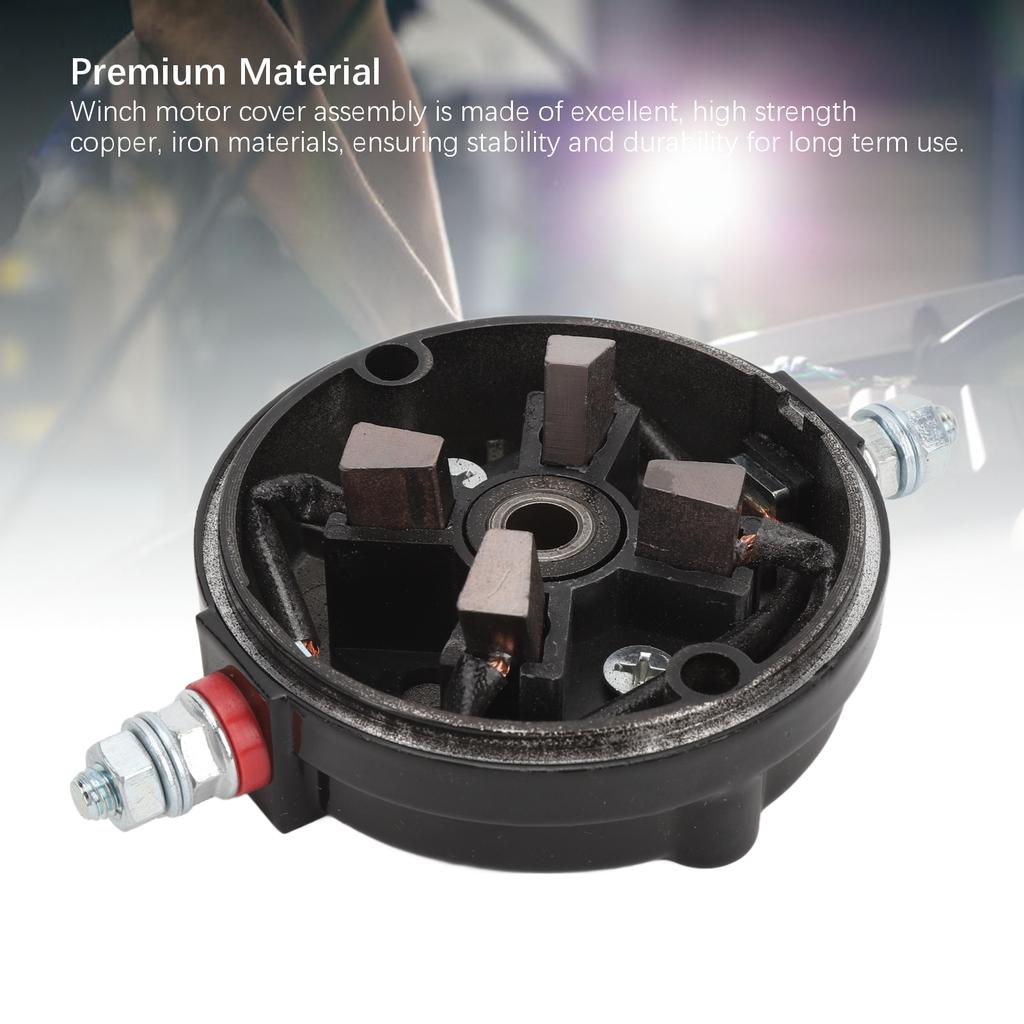 Сборка крышки мотора лебедки Медная железная конструкция Высокая выходная мощность Высокая производительность для квадроциклов и мотовездеходов от 2000 до 4500 фунтов