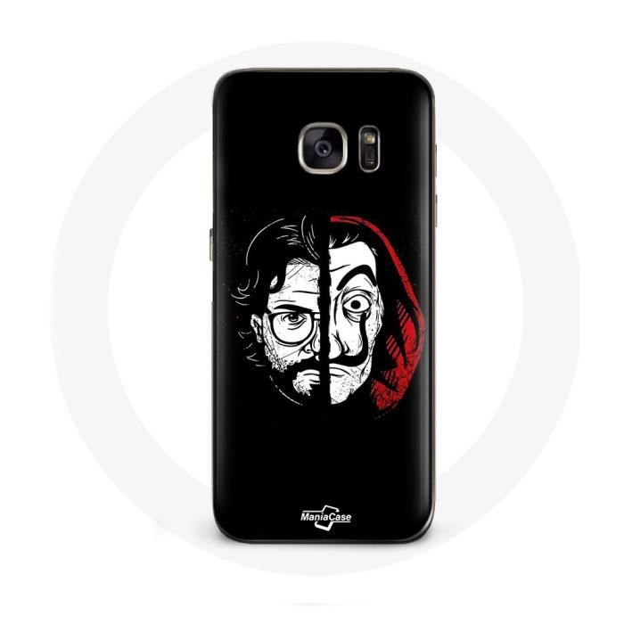 Case - La Casa De Papel - Samsung Galaxy S7 Edge - Flexible - Black - Mixed