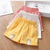 Шорты для девочек, летний наряд, новые свободные детские летние тонкие универсальные хлопковые брюки для ношения на улице