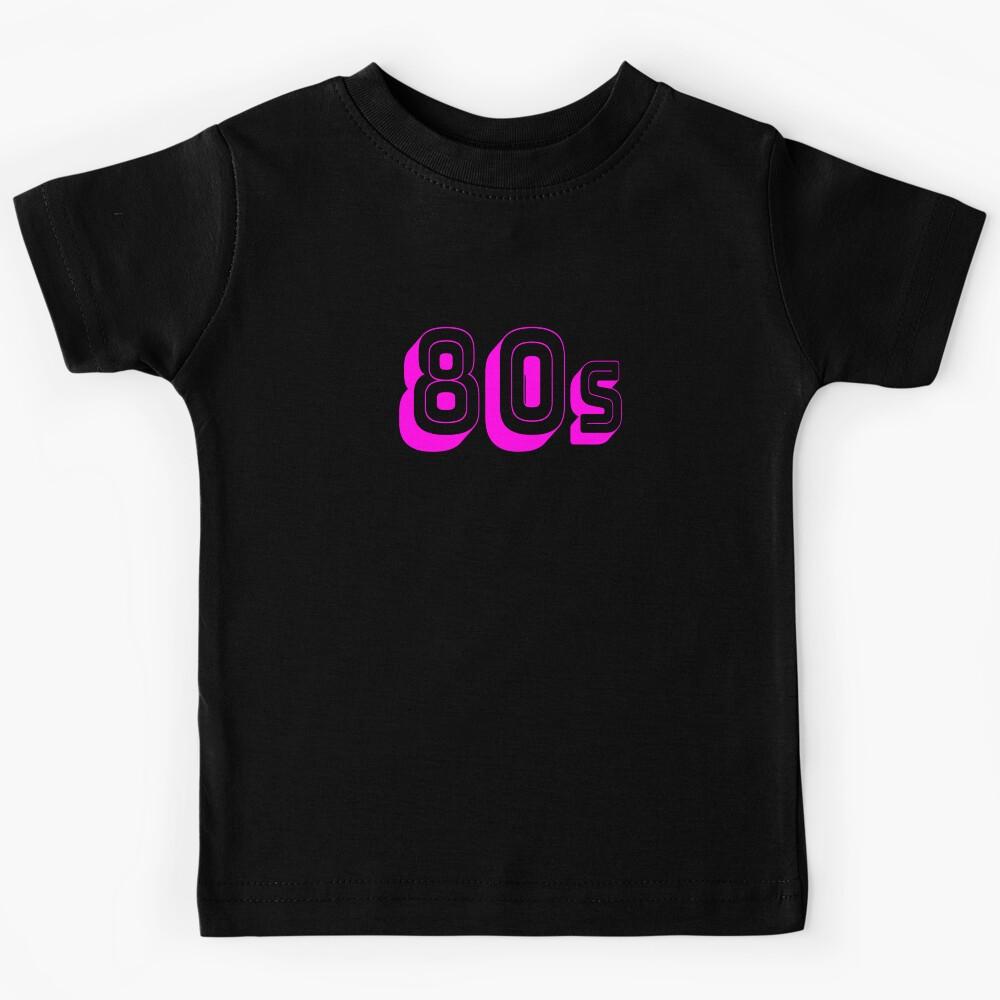 80s neon pink Kids T-Shirt
