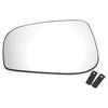 INFINAUTO Compatible with Volvo S60 2004-2006 Left Driver Side Mirror Glass Replacement W/White Glass