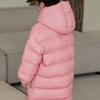 Зимняя новая детская куртка-пуховик из белого утиного пуха, выше колена, толстая хлопковая куртка для мальчиков и девочек с капюшоном
