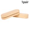 A Pair Solid Wood Flat Bottom Pot Insulation Handle Anti-Burn Portable Baking Pan Handle,Outdoor Grill Pan Handle Anti-Burn Pad