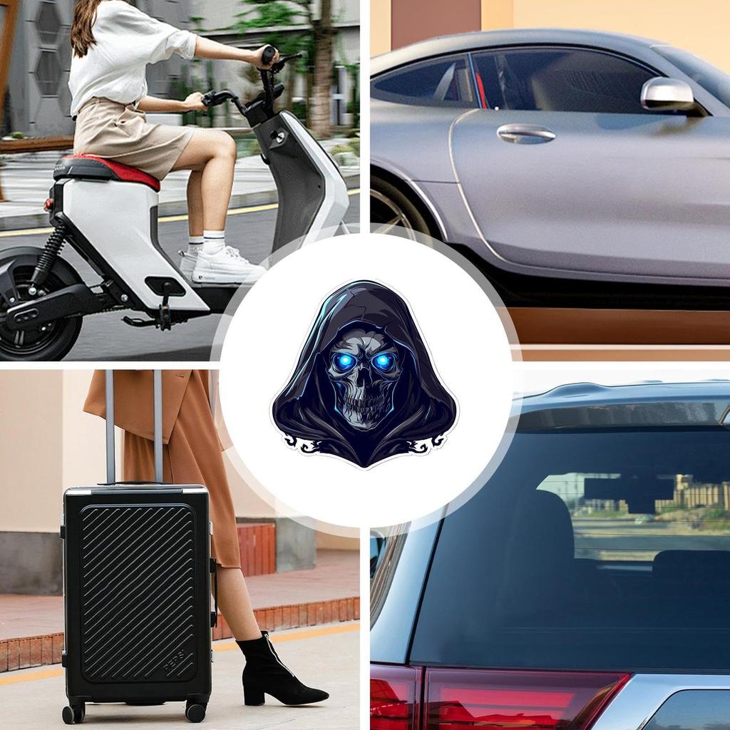 Наклейка на окно автомобиля с черепом, наклейка на заднее стекло автомобиля с черепом, наклейка на капот автомобиля с черепом Vista, самоклеящаяся наклейка на окно на Хэллоуин, наклейка на капот автомобиля с черепом, Хэллоуин