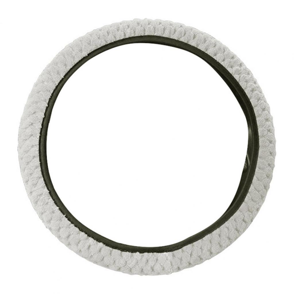 Универсальный зимний противоскользящий мягкий плюшевый защитный чехол на руль автомобиля