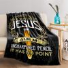 Life Without Jesus Blanket for All Seasons Blanket Lunch Break Throw Gift