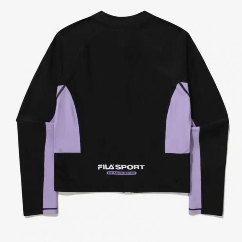 [fila Kids] Aqua Girl Rash Guard cRash Guard Fk2rtg2a01f Blk q0zFk2rtg2a01fBlk