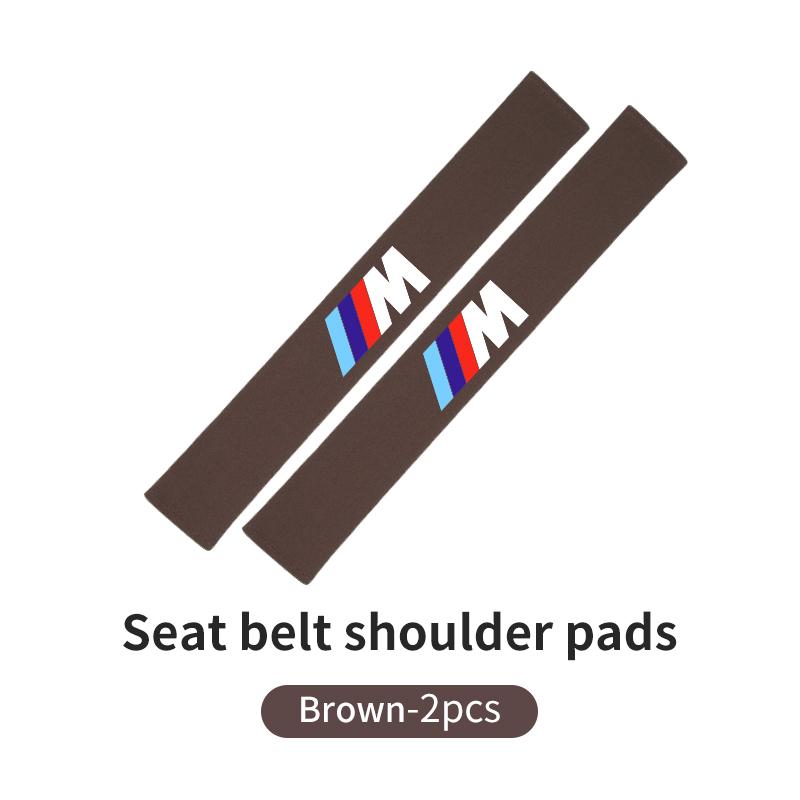 For BMW Car Seat Belt Cover Shoulder Strap Pad Accessories E70 E91 E30 G30 E53 M3 M5 X6 X4 X7 E92 E93 X1 X3 X5 blhn58