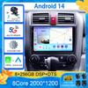 Android 14 Автомобильное радио для Honda CRV CR-V 3 RE 2006 - 2012 Мультимедийный видеоплеер Навигация стерео GPS Нет 2din 2 din dvd