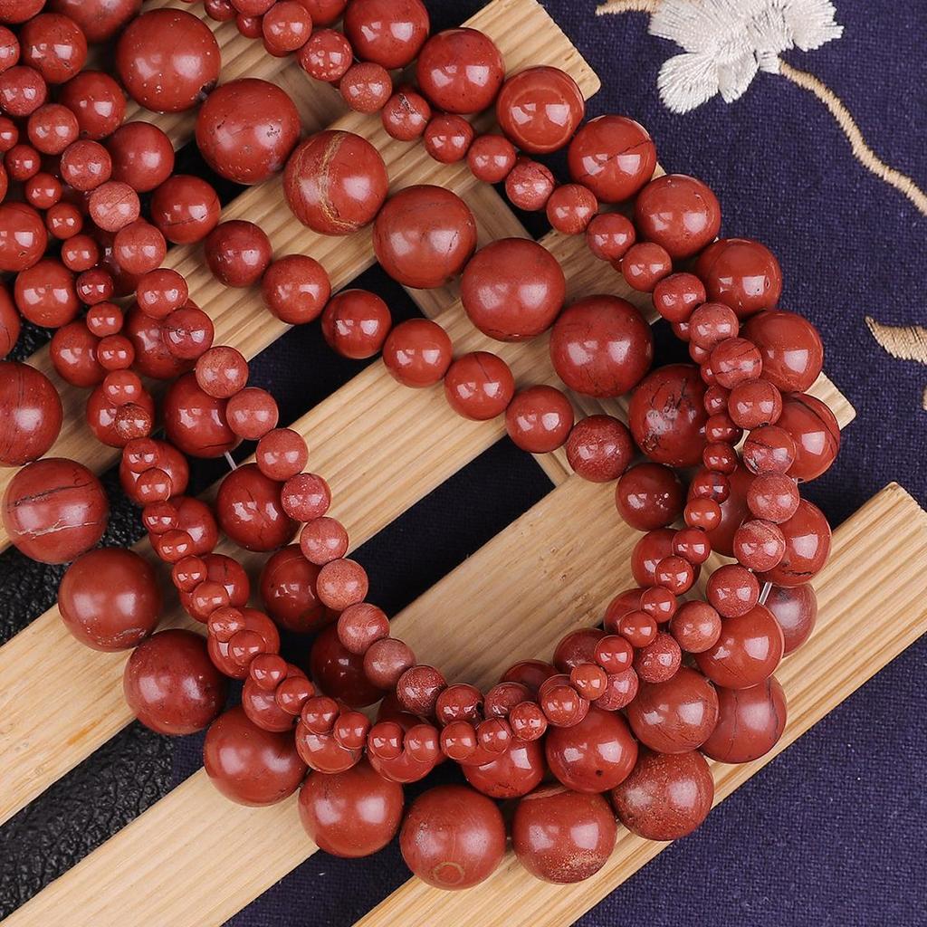 4-12 мм 32-93 шт. бусины из натурального красного камня для изготовления ювелирных изделий DIY браслет ожерелье