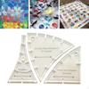 3 Curve Quilt Template Set, Acrylic Quilting Rulers Templates, Creative Cutting Template, for