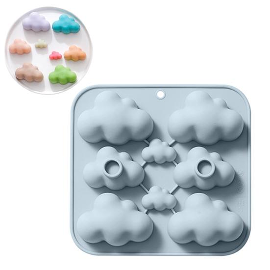 Силиконовая форма для мыла с 8 полостями, нелипкая пищевая форма для самостоятельного изготовления свечей, смолы, пластыря, формы для шоколадного печенья, торта, льда