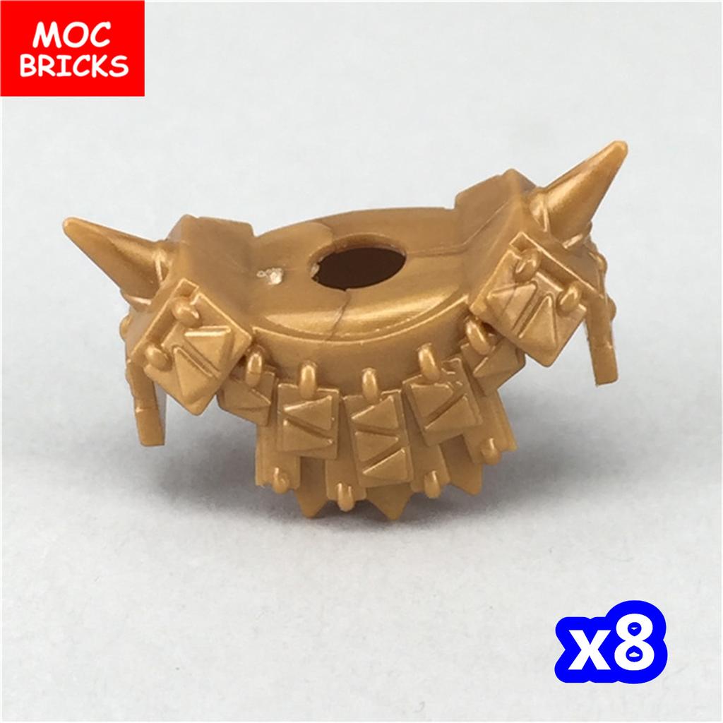 MOC Кубики Средневековые Рыцари Рим Оружие Золотой Меч Щит Копье Алебарда Шлем Фигурка Образовательный Строительный Блок Подарки