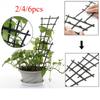 2/4/6pcs Plants Climbing Trellis Plastic Plant Support Holder Superimposed Potted Vines Climbing Rack Gardening Supplies
