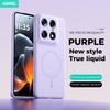 Чехол для Motorola Moto Signature 5G X70 Air Pro с внутренней меховой подкладкой, жидкий силикон, с кольцом-держателем Magsafe, мягкая крышка для мобильного телефона