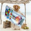 Bluey Personalized Name Beach Towel Super Soft Microfiber Quickdry Fabric Ideal for Travel Outdoor Swim Pool Yoga Surf Camping Hiking Gym Gift Holiday