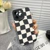 Модный клетчатый силиконовый чехол для iPhone 17/16/15/14 Pro и Xiaomi 13
