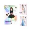 Магнитная книга-пазл для девочек: Набор наклеек Игрушка и Модная кукла для возраста 4-6 лет