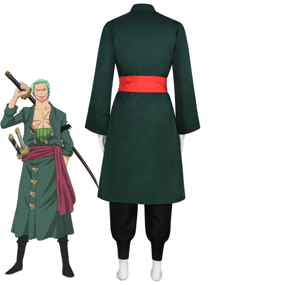 Anime One Piece Zoro in 2D cos Fuku no Kuni and Taro's Halloween Comic Con cosplay