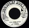 7inch Record JAH THOMAS - New Dress Style NONE Midnight Rock 1983 Jamaica Reggae, Ska & Dub Used