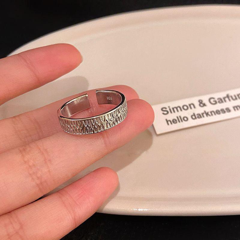 Korean Style Open Index Finger Rings - Thorn Rose Vine Design for Couples and Students