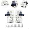 1 Pair of Tip -tray Hinges with Fixing Screws Replacement Cabinet Door for Bookcase