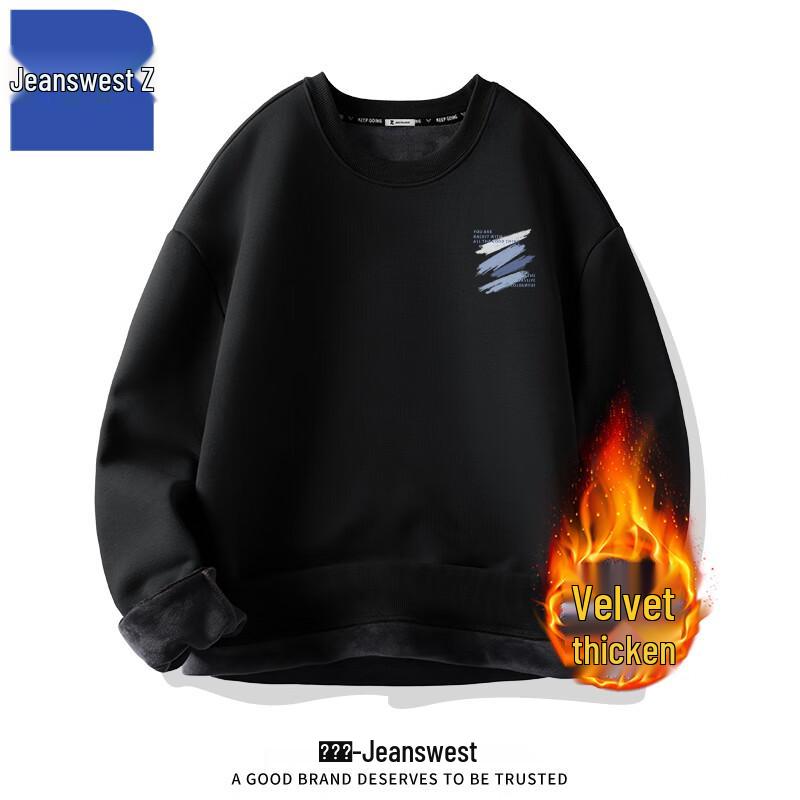 Jeanswest Z Men's Fleece Lined Crewneck Sweatshirt ANJ14