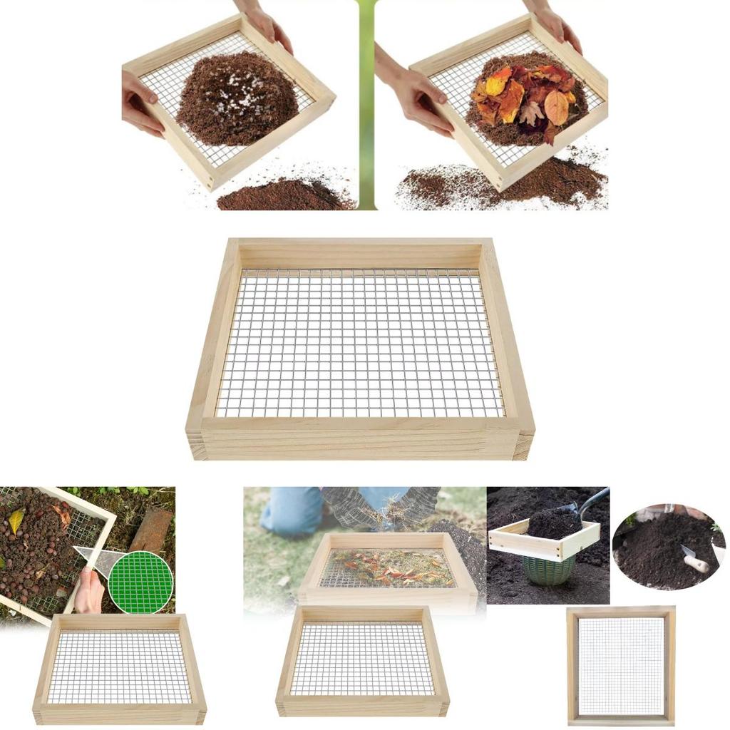 Премиальное садовое сито, созданное для легкой просевки компоста, почвы и горшечной смеси