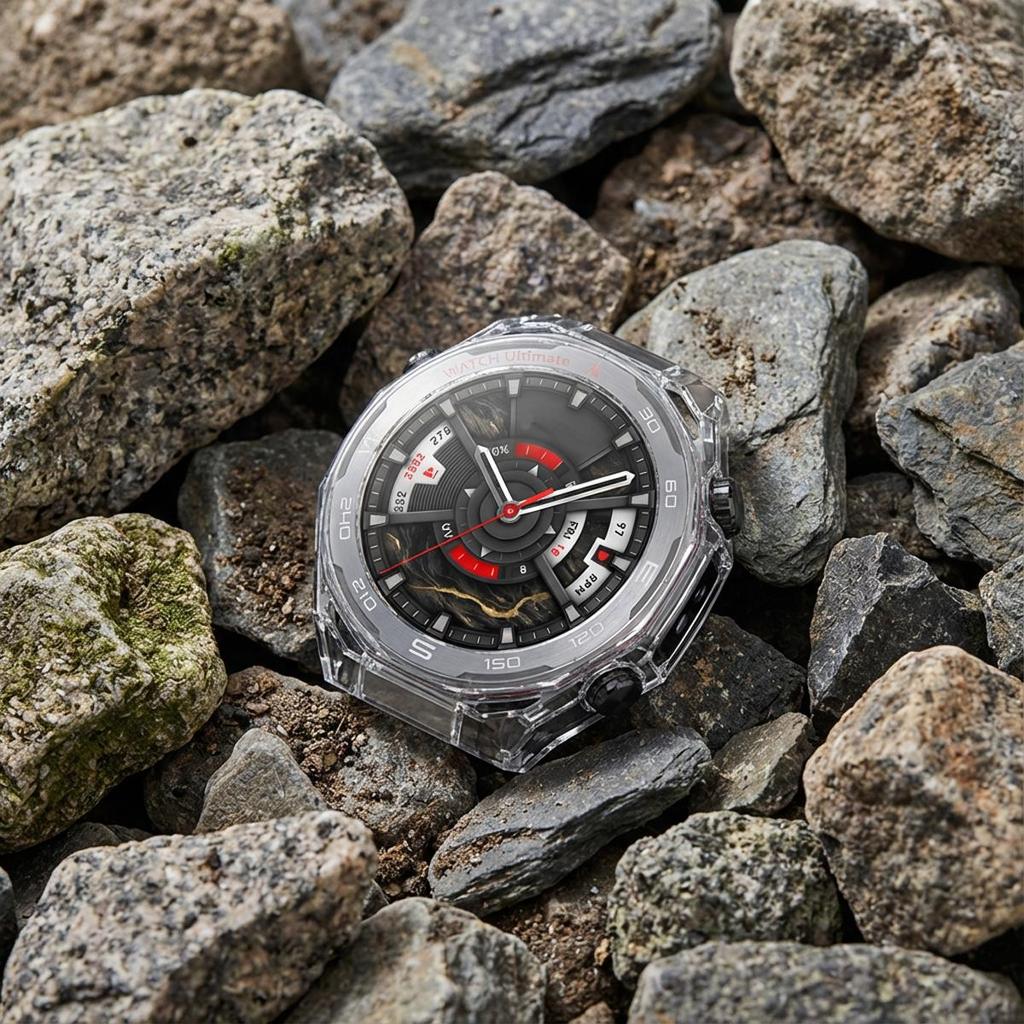 Прозрачный чехол для Huawei Watch Ultimate 2 с защитным бампером по краю для аксессуаров Huawei Ultimate2